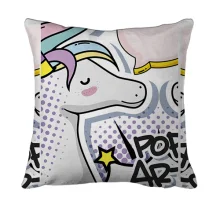 3D подушка Pop art unicorn