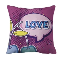 3D подушка Pop art cherry