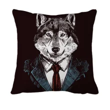 3D подушка Business wolf