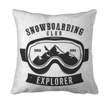 3D подушка Snowboarding Explorer