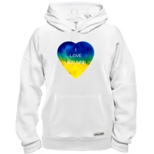 Толстовка "I love Ukraine" на сердце