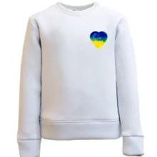 Детский свитшот "I love Ukraine" на сердце (мини)