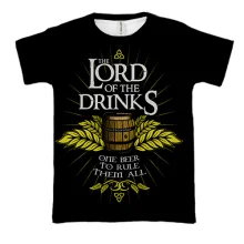 3D футболка Lord of The Drinks