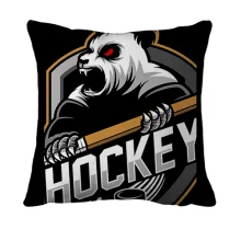 3D подушка Panda hockey