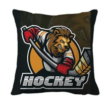 3D подушка Hockey Lion