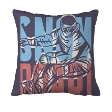 3D подушка Snowboard men