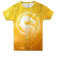 Детская 3D футболка Mortal Kombat Logo