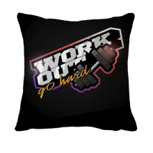 3D подушка Work out go hard