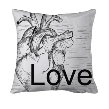 3D подушка Love heart