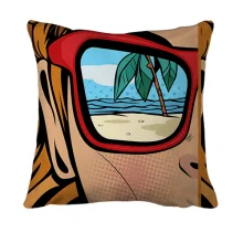 3D подушка Pop art girl