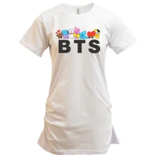 Туника BTS (надпись с иконками)