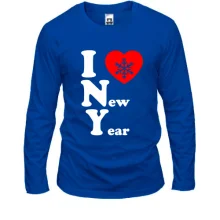 Лонгслив I love New Year
