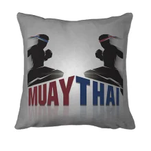 3D подушка с борцами Muay Thai
