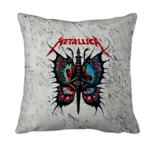 3D подушка Metallica с бабочкой