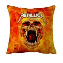 3D подушка Metallica (огненный череп)