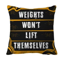3D подушка Weights won't l lift themselves