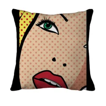 3D подушка Girl Pop Art