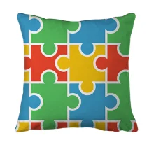 3D подушка Puzzle Pattern