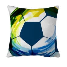 3D подушка Football Watercolor Art