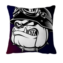 3D подушка Bulldog head pop art