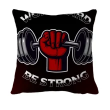 3D подушка Work Hard Ba Strong