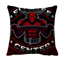 3D подушка Bull Fitness Center
