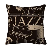 3D подушка Jazz Music Instruments