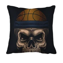 3D подушка Angry Skull Basketball