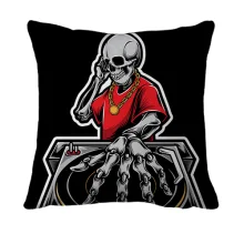 3D подушка Skull DJ