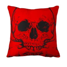 3D подушка Skull with smoke
