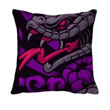 3D подушка Angry Snake Art