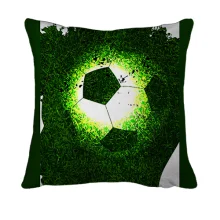 3D подушка Football Grass Head