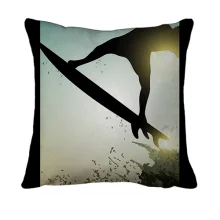 3D подушка Surfer Silhouette