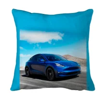 3D подушка Blue Tesla