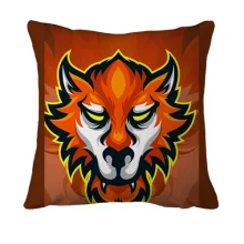 3D подушка Red Wolf Art