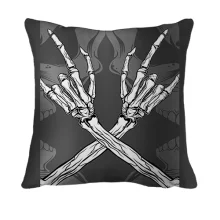 3D подушка Hands of Skeleton