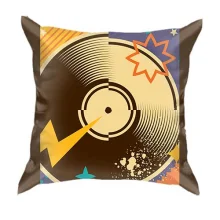 3D подушка Vinyl record Art 2