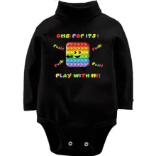 Дитяче боді з довгим рукавом Omg Pop It