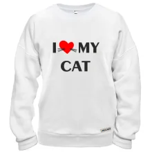 Свитшот I love my cat
