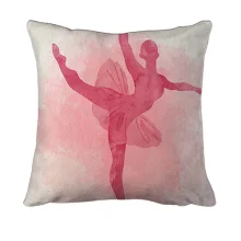 3D подушка Ballerina watercolor 2