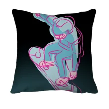3D подушка Snowboarder Art