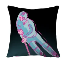 3D подушка Hockey player Art