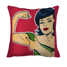 3D подушка Strong girl Pop art