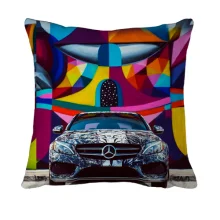 3D подушка Mercedes Street Art