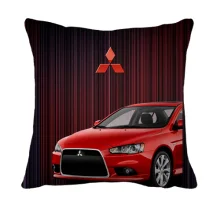 3D подушка с красным Mitsubishi Lancer