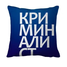 3D подушка КРИМИНАЛИСТ
