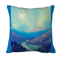 3D подушка Watercolor landscape