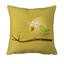 3D подушка Yellow bird sleeping