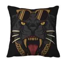 3D подушка Cougar with glasses