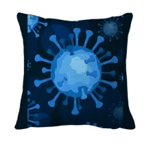 3D подушка Blue Covid-19